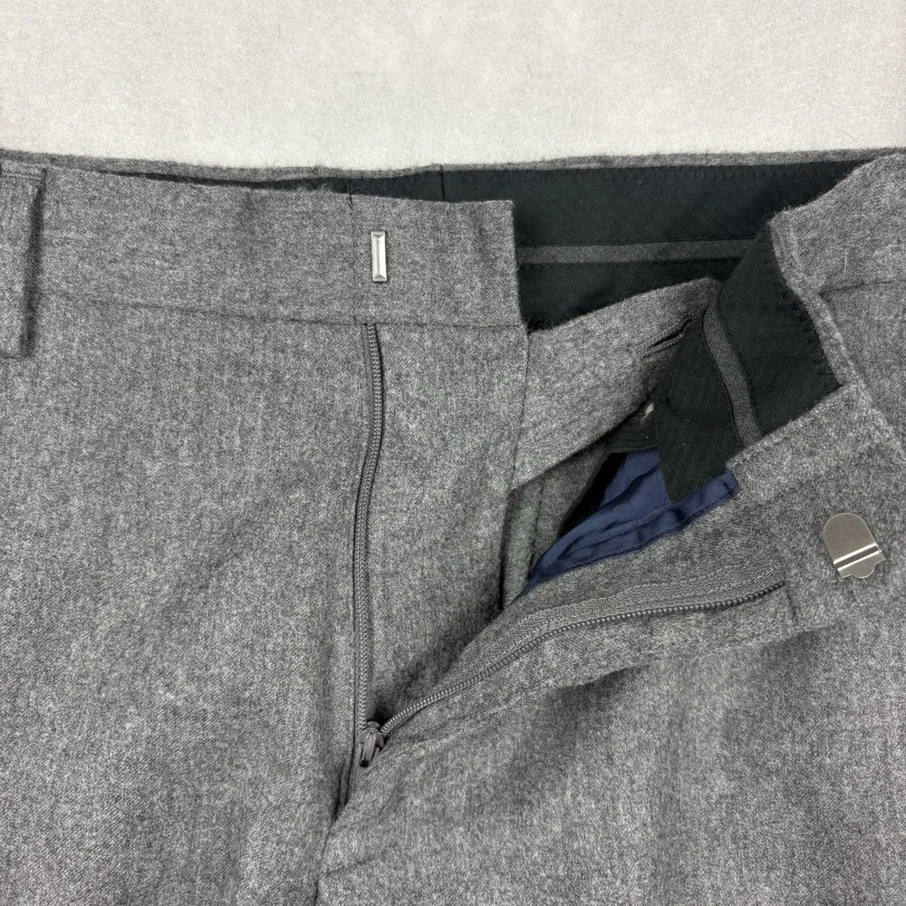J.Crew Ludlow Vitale Barberis Canonico Pants Men’s 32x28 Gray Wool Trousers Slim